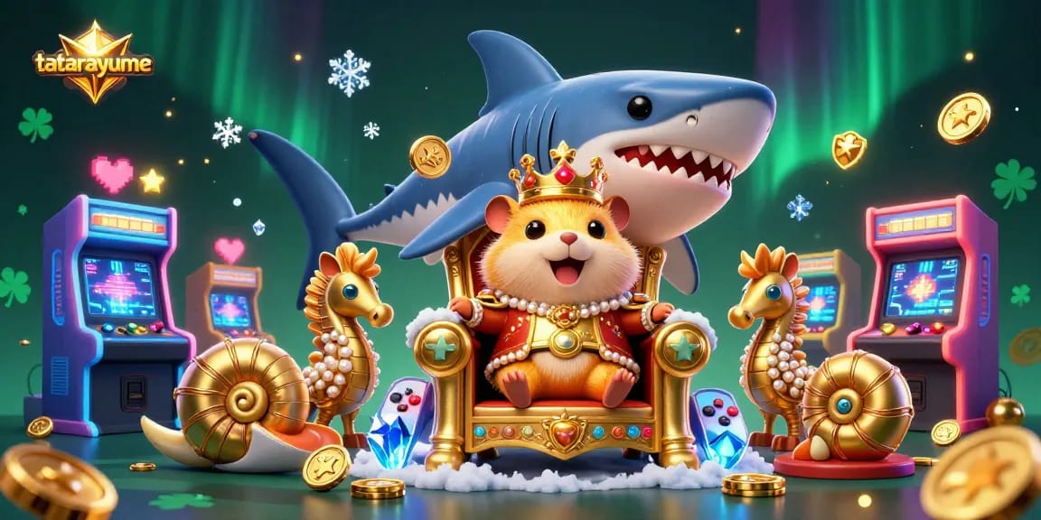 Experience exciting gaming adventures with tatarayume through a dynamic underwater casino scene.
