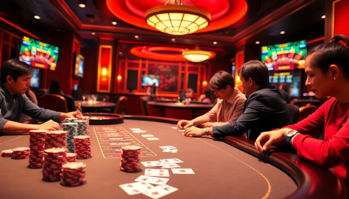 Experience excitement at https://kuwincom.net/ with vibrant poker games and luxurious casino elements.