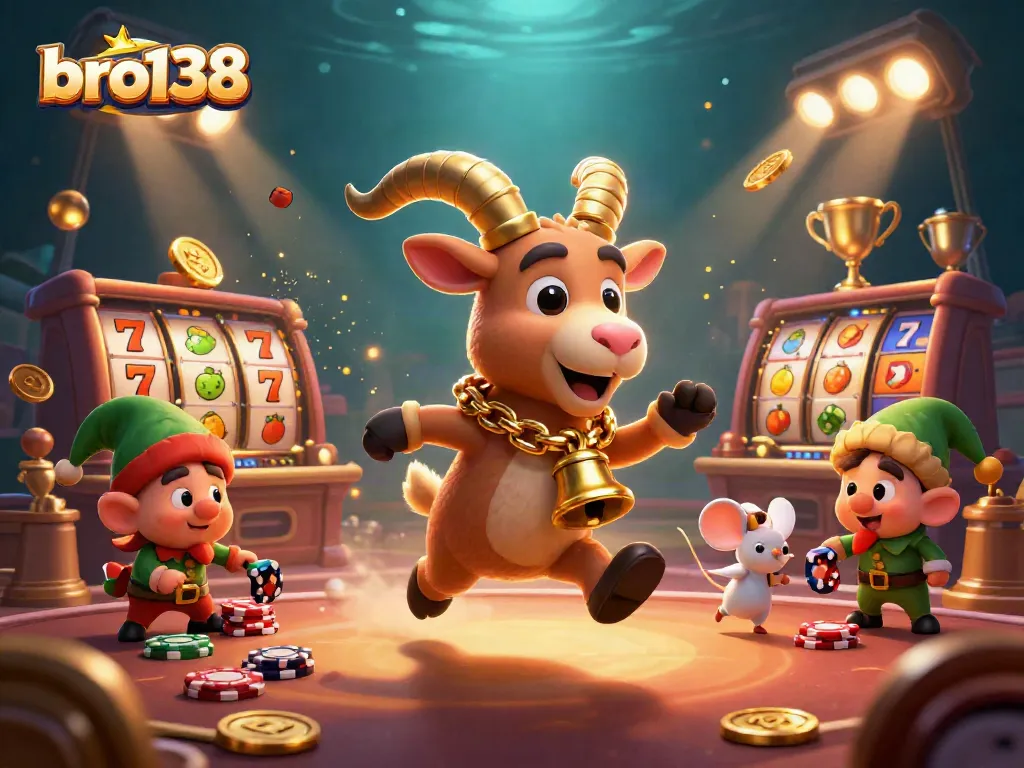 Bro138 players enjoying a thrilling slots experience with vibrant characters and gameplay elements.