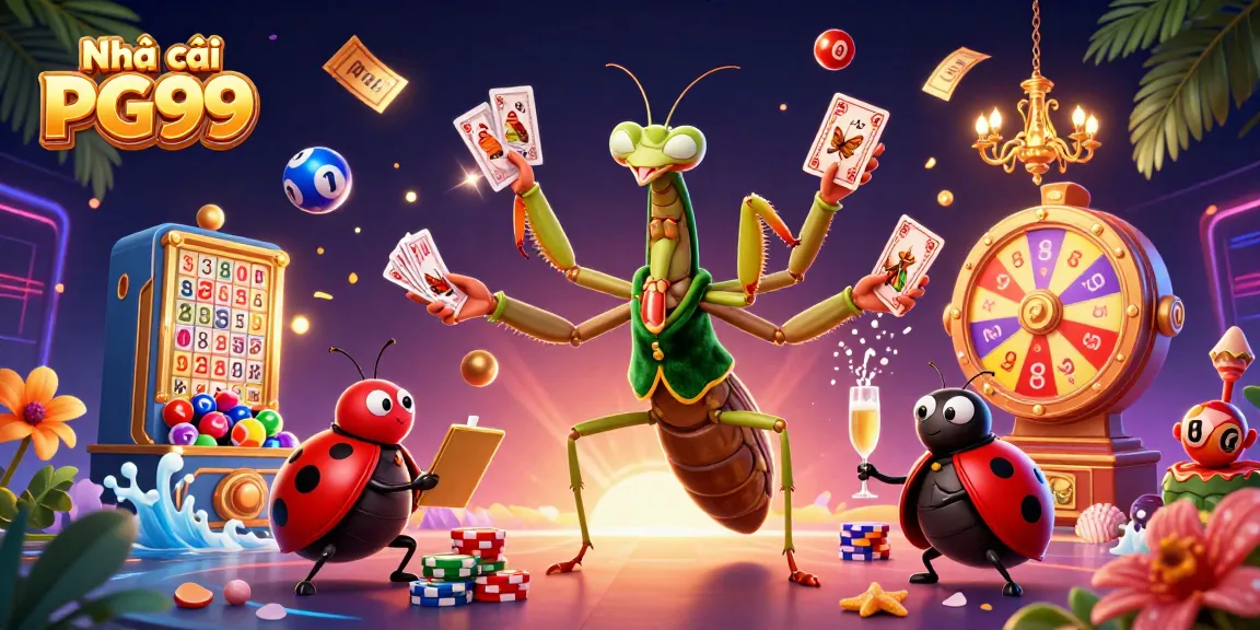 Experience thrilling games at Nhà cái PG99 with vibrant characters and dynamic casino elements.
