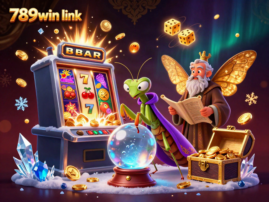 Experience the thrill of 789win link with rich casino visuals of fortune tellers and jackpots.