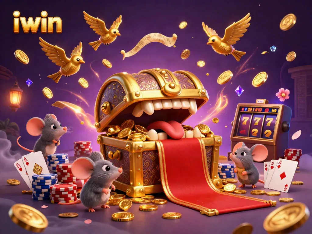 Experience thrilling slots fun with iwin as golden treasures lure adventurous mice