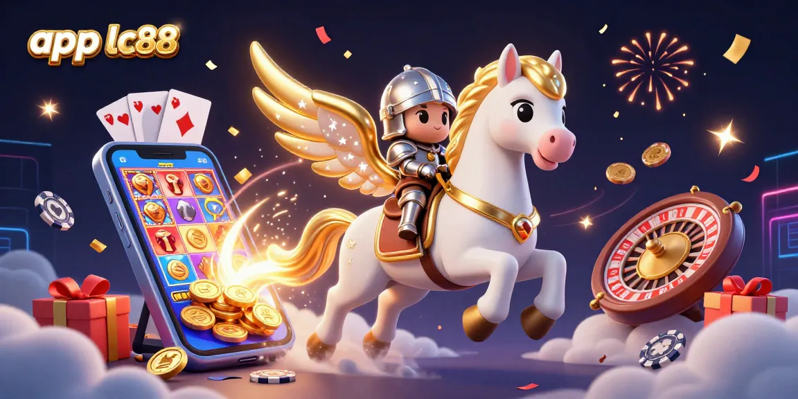 Play thrilling games with app lc88 featuring an epic 3D casino scene with vibrant action and excitement.