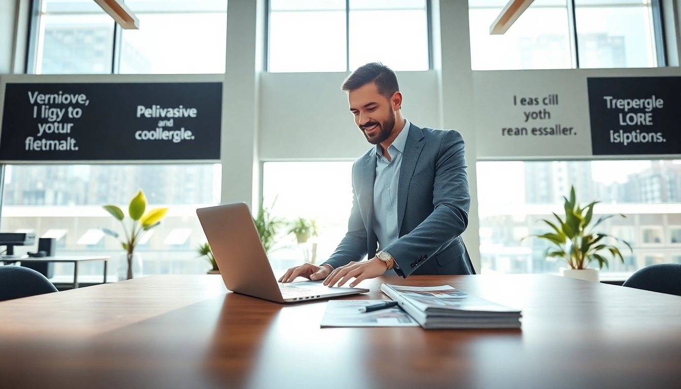 Real estate agent assisting clients with search for realtor near me in a bright office.