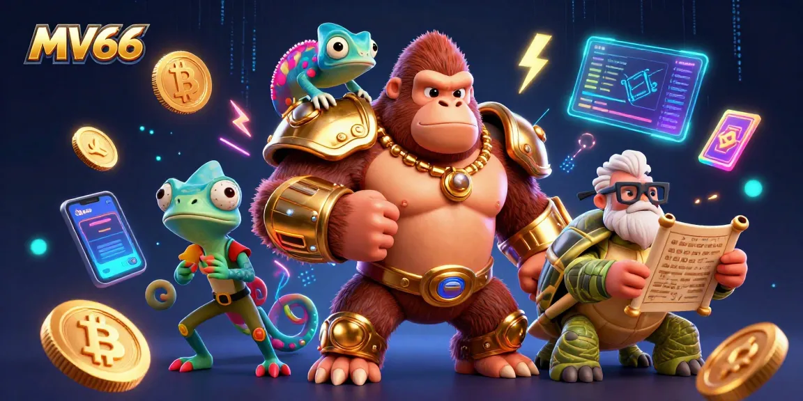 Experience thrilling action with MV66 as the powerful gorilla king and his companions dominate the casino world.