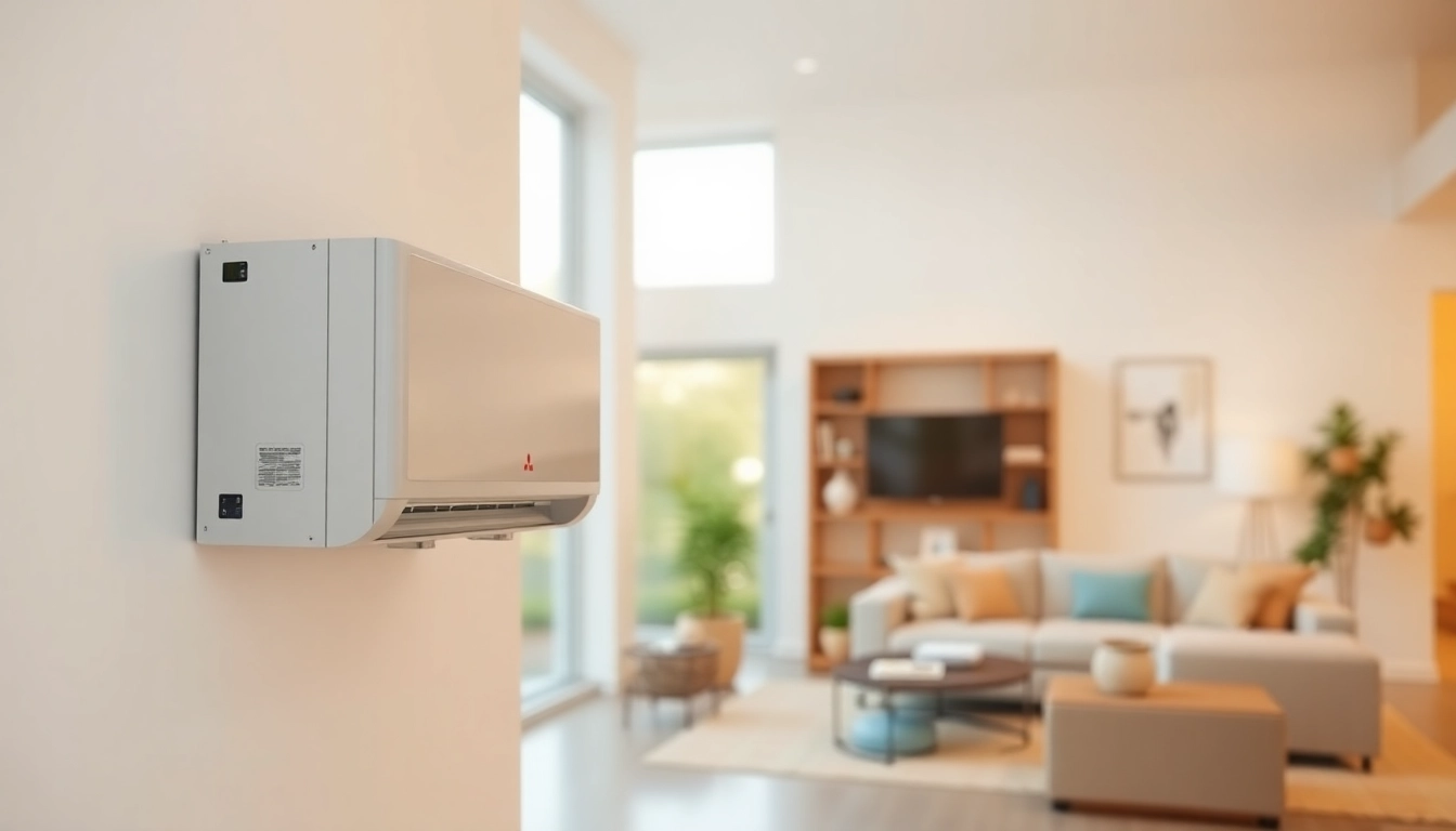 See how a Mitsubishi mini split AC enhances a modern home aesthetic with sleek design.