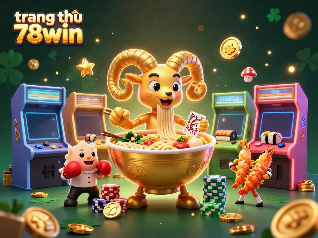 Experience the excitement of trang chủ 78win with vibrant characters, casino elements, and rich visuals.