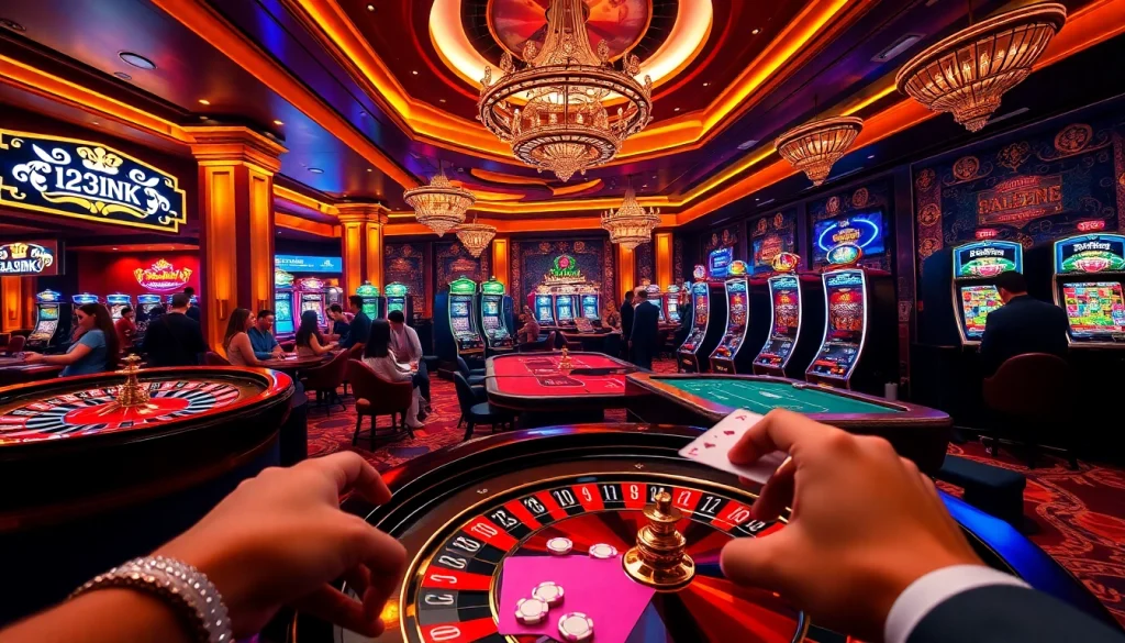 Experience the thrill of online gambling with 123ga.ink at a luxurious casino.