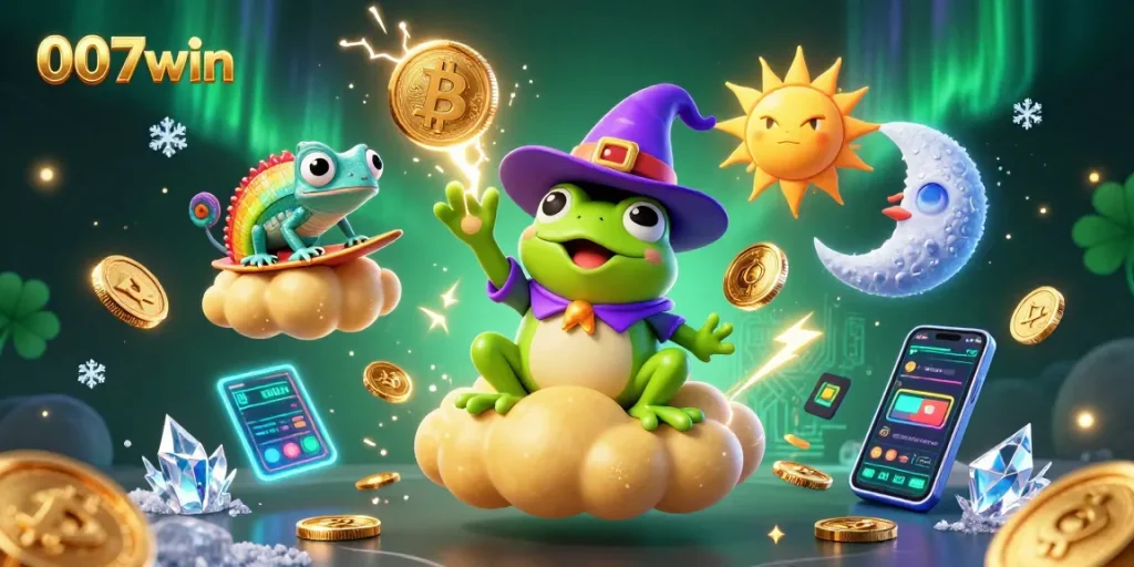 Play thrilling games at 007win with vibrant casino designs and engaging digital elements.