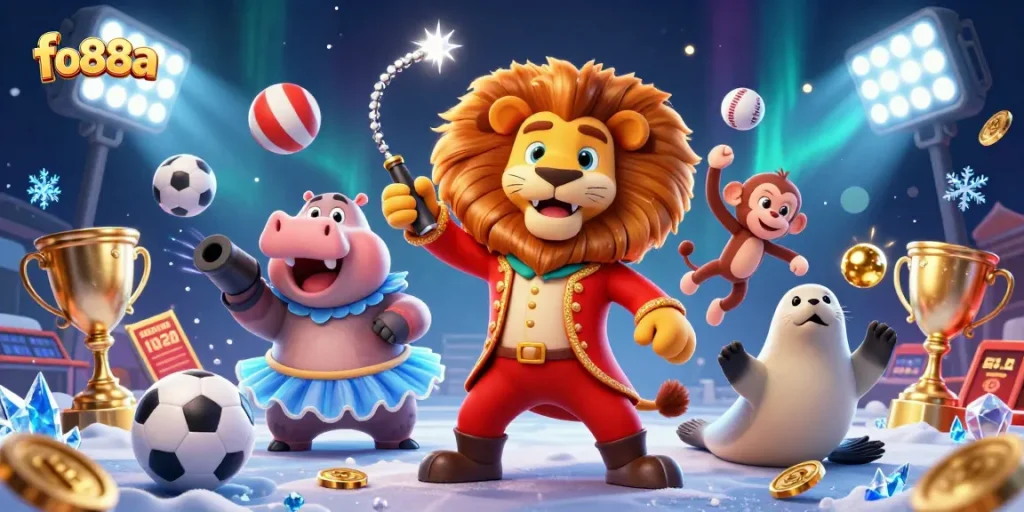 Engage in exhilarating bets at fo88a with a vibrant carnival of characters.
