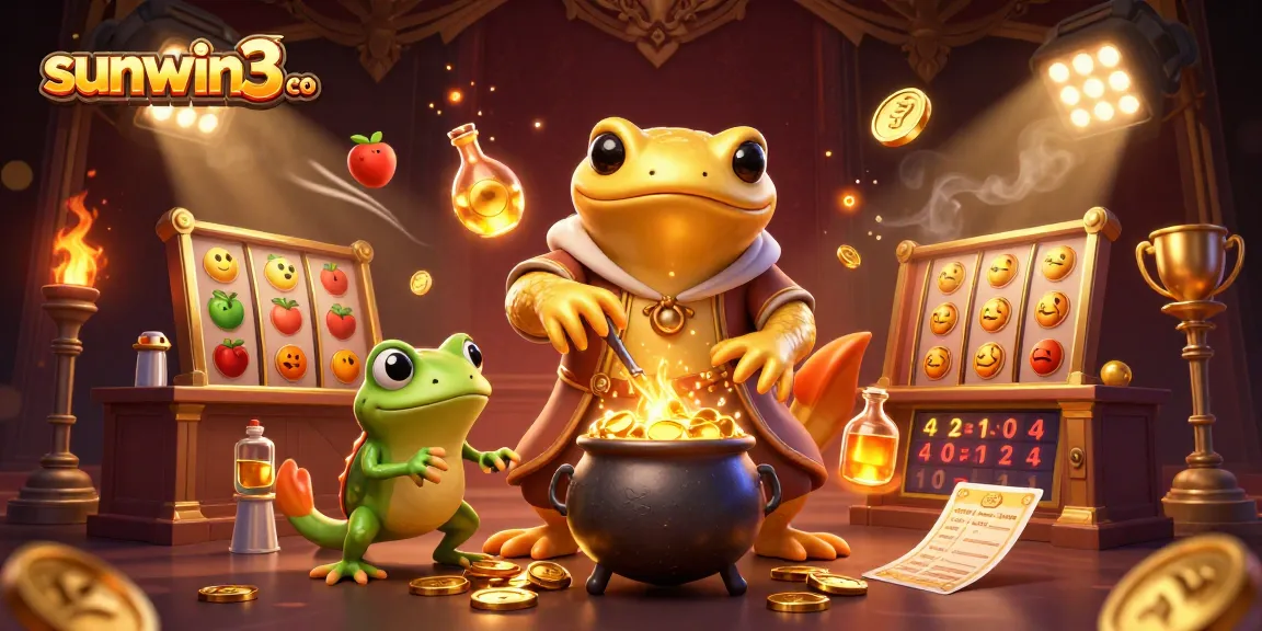 Engage in thrilling gameplay at sunwin3 co with an illustration of a golden salamander alchemist in a dynamic casino scene.