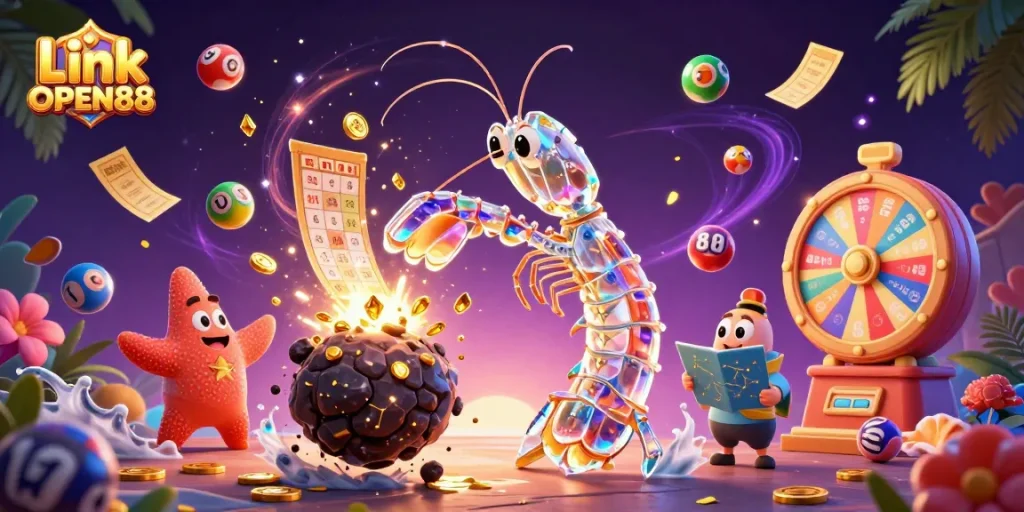 Win big on Link OPEN88 while enjoying a vibrant galactic casino adventure filled with colorful game elements.